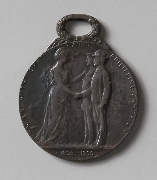 Given by the State of Michigan to the Volunteers in the War with Spain and the Philippine Campaign — Victor David Brenner
