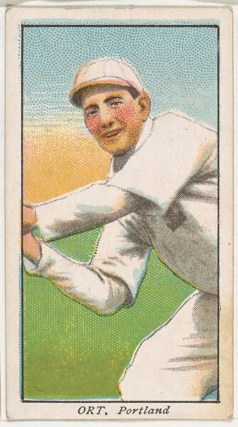 Ort, Portland, from the "Obak Baseball Players" set (T212), issued by the American Tobacco Company to promote Obak Mouthpiece Cigarettes — American Tobacco Company