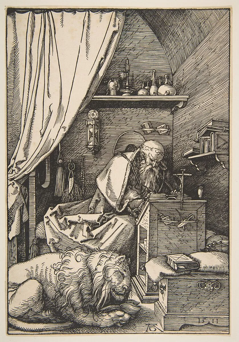 Saint Jerome in His Study — Albrecht Dürer