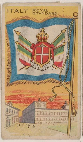 Italy, Royal Standard, bakery card from the Flags series (D34), issued by the Weber Baking Company — Weber Baking Company