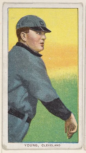 Young, Cleveland, from the White Border series (T206) for the American Tobacco Company