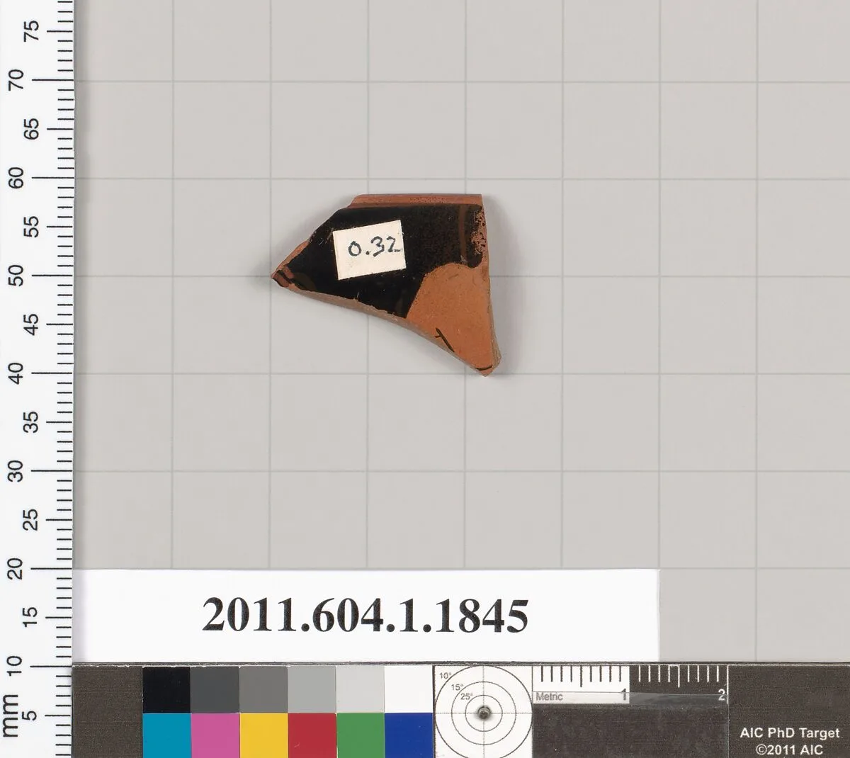 Terracotta rim fragment of a kylix (drinking cup) — Unknown