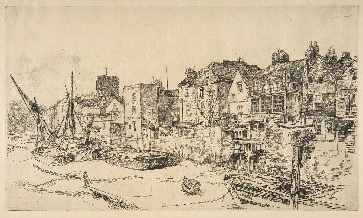 The "Adam and Eve," Old Chelsea — James McNeill Whistler