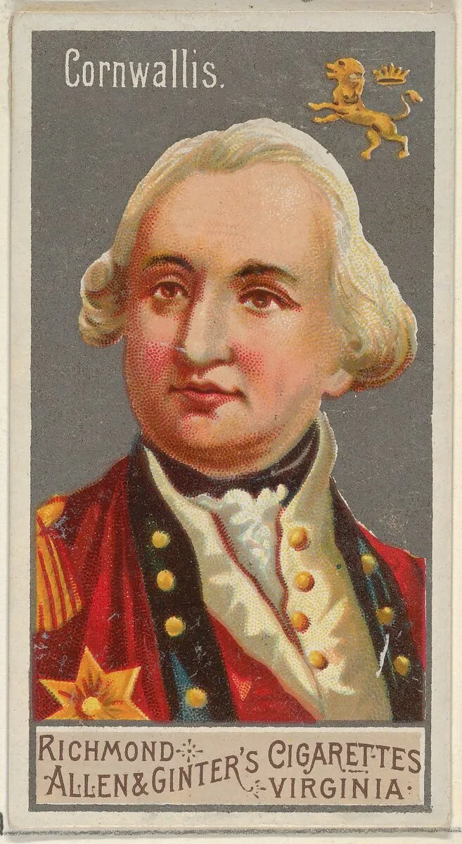 Charles Cornwallis, from the Great Generals series (N15) for Allen & Ginter Cigarettes Brands — Allen & Ginter|George S. Harris & Sons