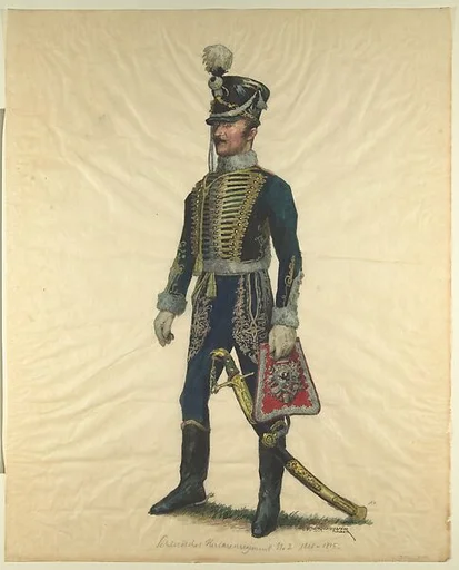 Prussian Military Costume: Hussar 1808-15