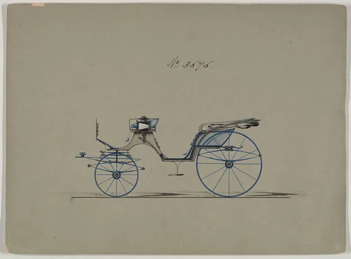 Design for Cabriolet or Victoria, no. 3575