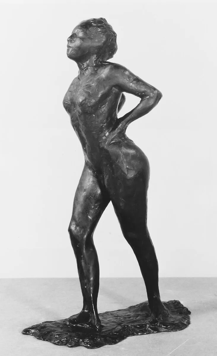 Dancer at Rest, Hands Behind Her Back, Right Leg Forward — Edgar Degas|A.-A. Hébrard et Cie