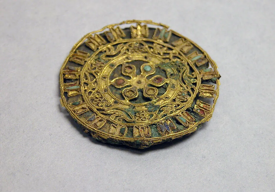 六朝 嵌寶石金牌飾|Ornament plaque — Unknown