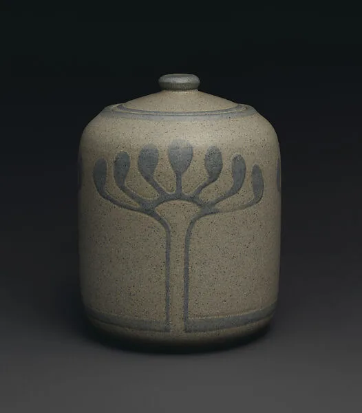 Covered jar — Maude Milner|Marblehead Pottery|Sarah Tutt
