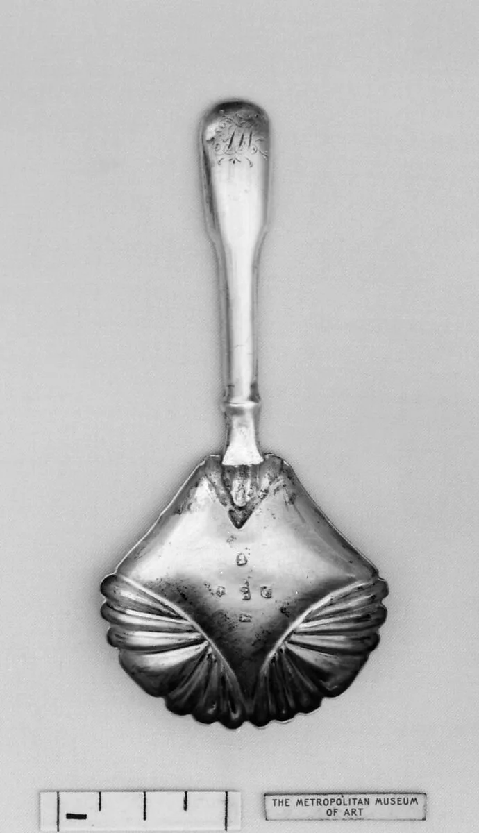 Caddy spoon — Thos. Newbold