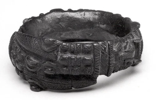 Bracelet: Crocodile and Leopard Heads