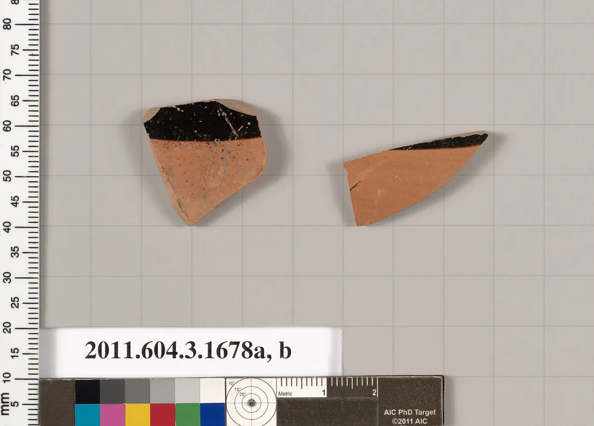 Terracotta fragments of kylikes: Band or lip cups (drinking cups) — Unknown