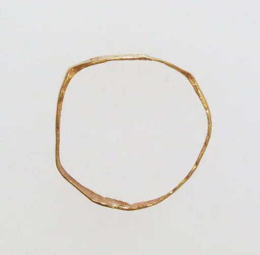 Gold ring with inscription