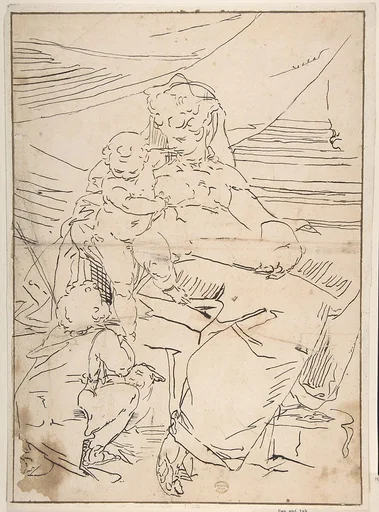 Mary, Infant Christ and Saint John