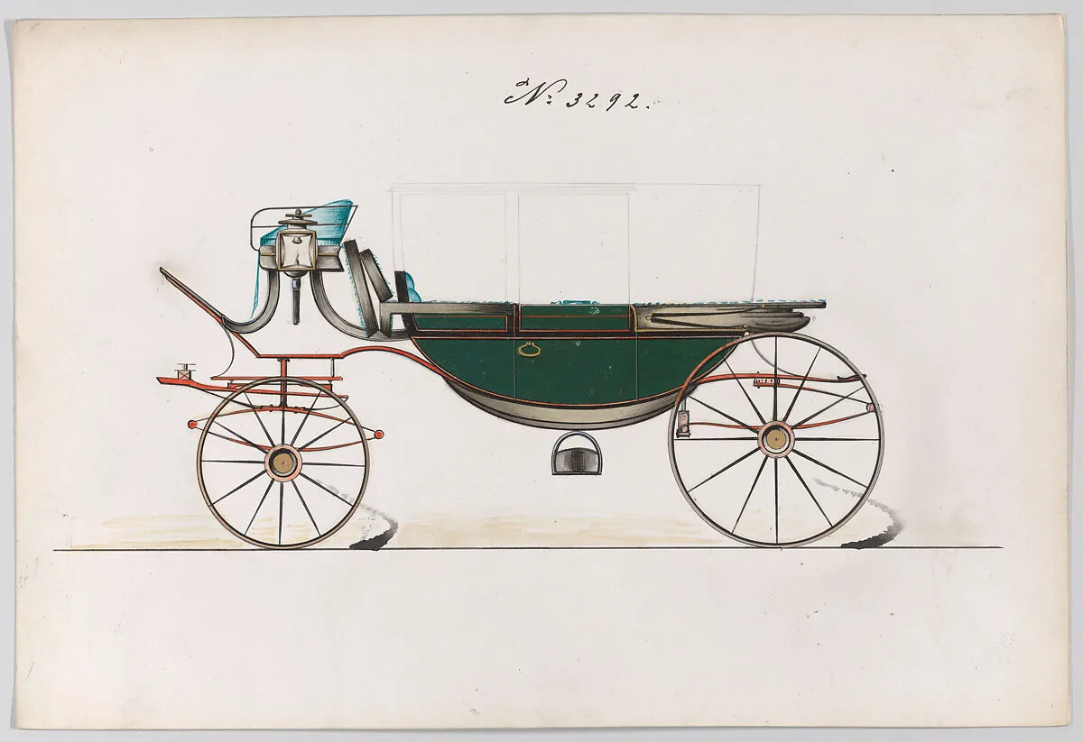 Design for Landau, No. 3292 — Brewster & Co.