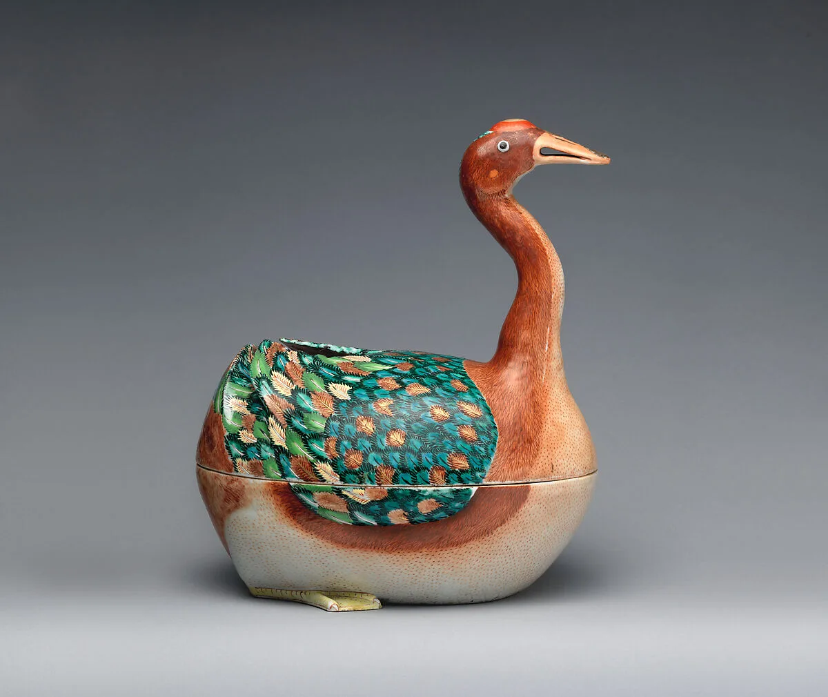 Tureen in the form of a goose — Unknown