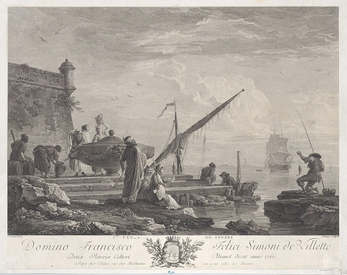 First View of the Levant — Joseph Vernet|Jacques Aliamet
