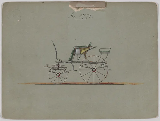 Design for Pony Phaeton, no. 3771