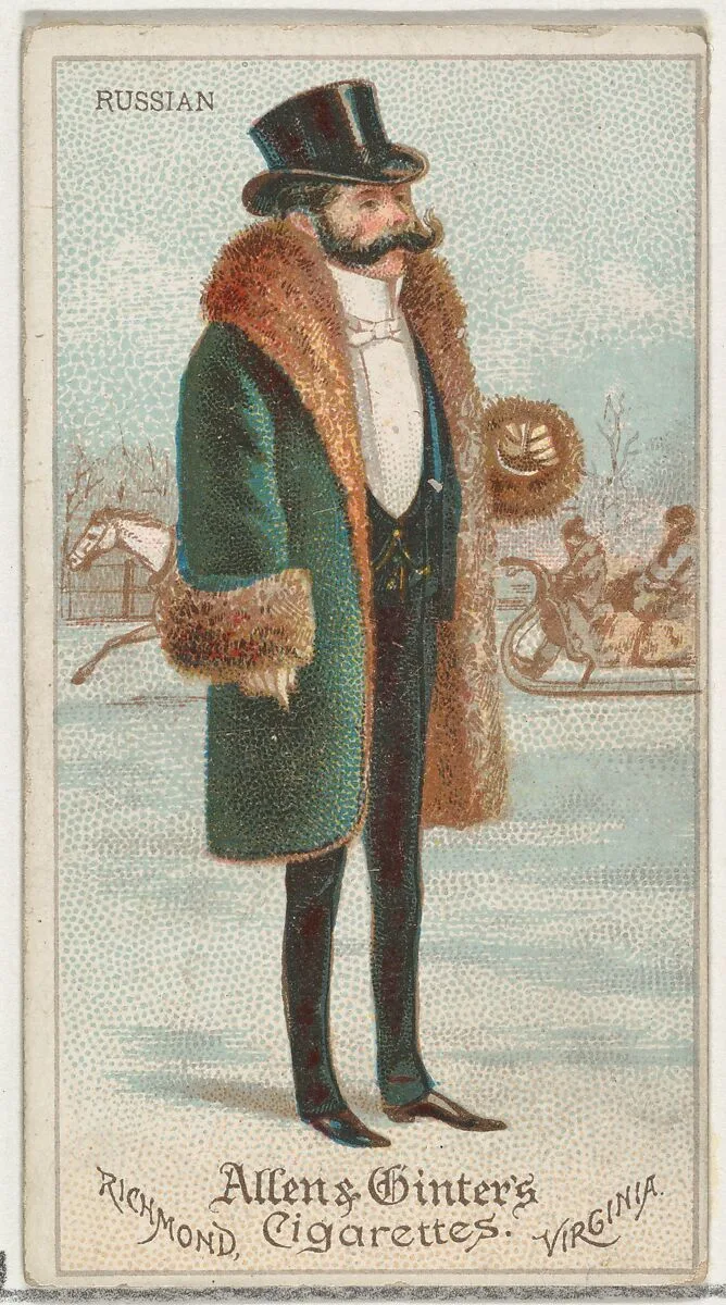 Russian, from World's Dudes series (N31) for Allen & Ginter Cigarettes — Allen & Ginter