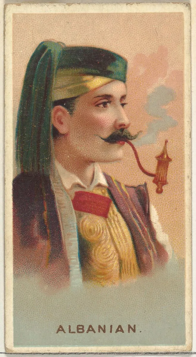 Albanian, from World's Smokers series (N33) for Allen & Ginter Cigarettes — Allen & Ginter