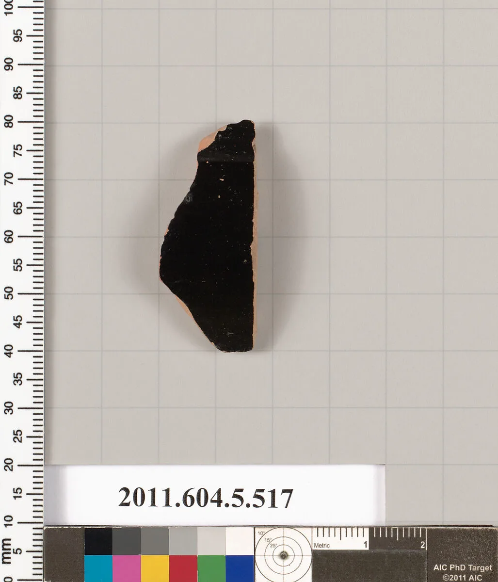 Terracotta fragment of a kylix (drinking cup) — Unknown