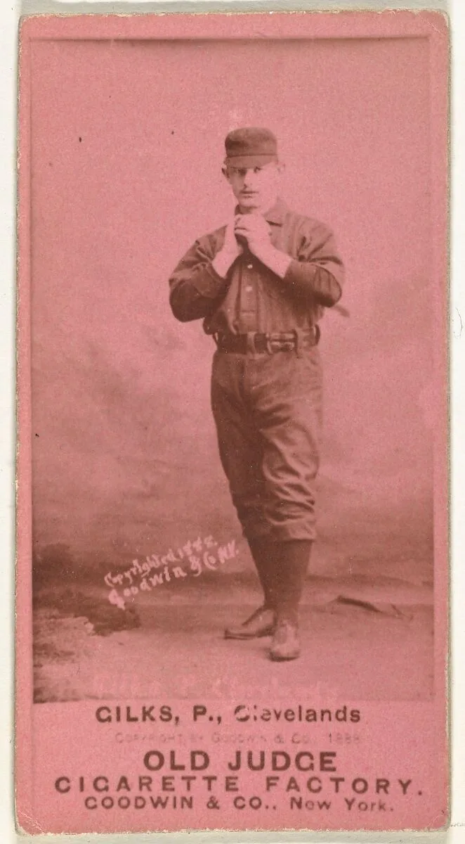 Robert James "Bob" Gilks, Pitcher, Cleveland, from the Old Judge series (N172) for Old Judge Cigarettes — Goodwin & Company