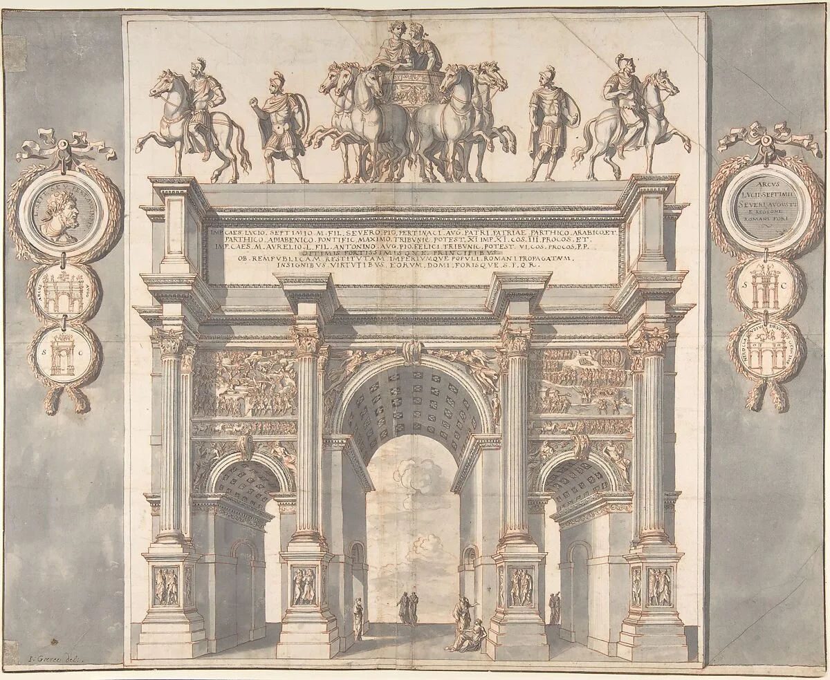 A Reconstruction of the Arch of Septimius Severus — Jan Goeree