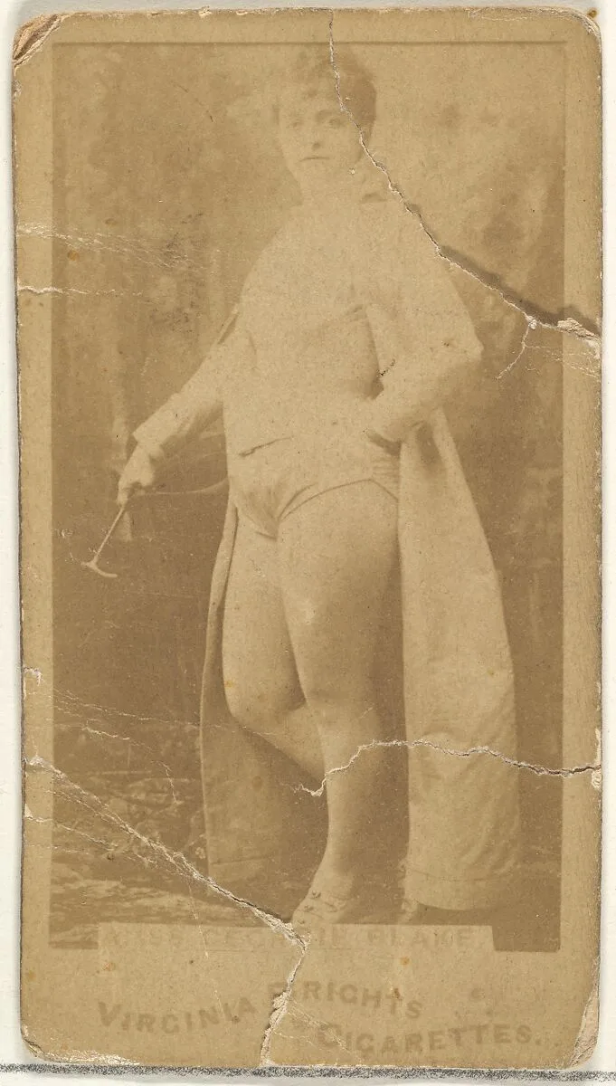 Miss Georgie Blake, from the Actors and Actresses series (N45, Type 1) for Virginia Brights Cigarettes — Allen & Ginter