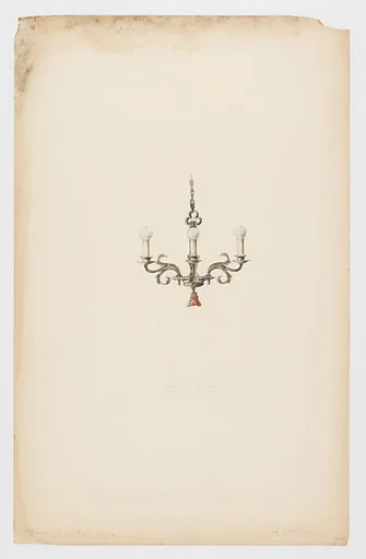 Design for hanging light fixture