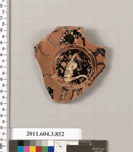 Terracotta fragment of a lekythos (oil flask)
