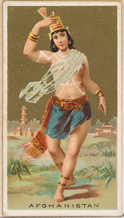 Afghanistan, from the Dancing Girls of the World series (N185) issued by Wm. S. Kimball & Co. — William S. Kimball & Company