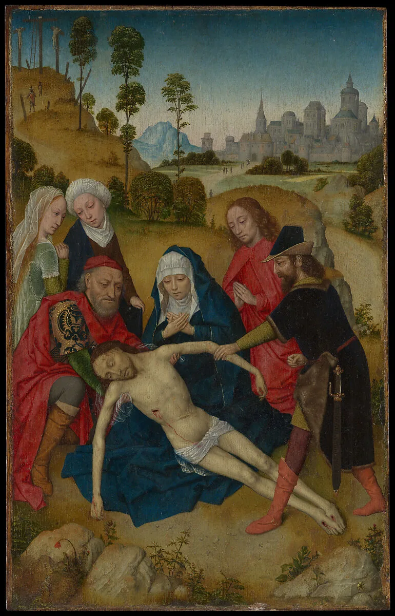 The Lamentation of Christ — Simon Marmion