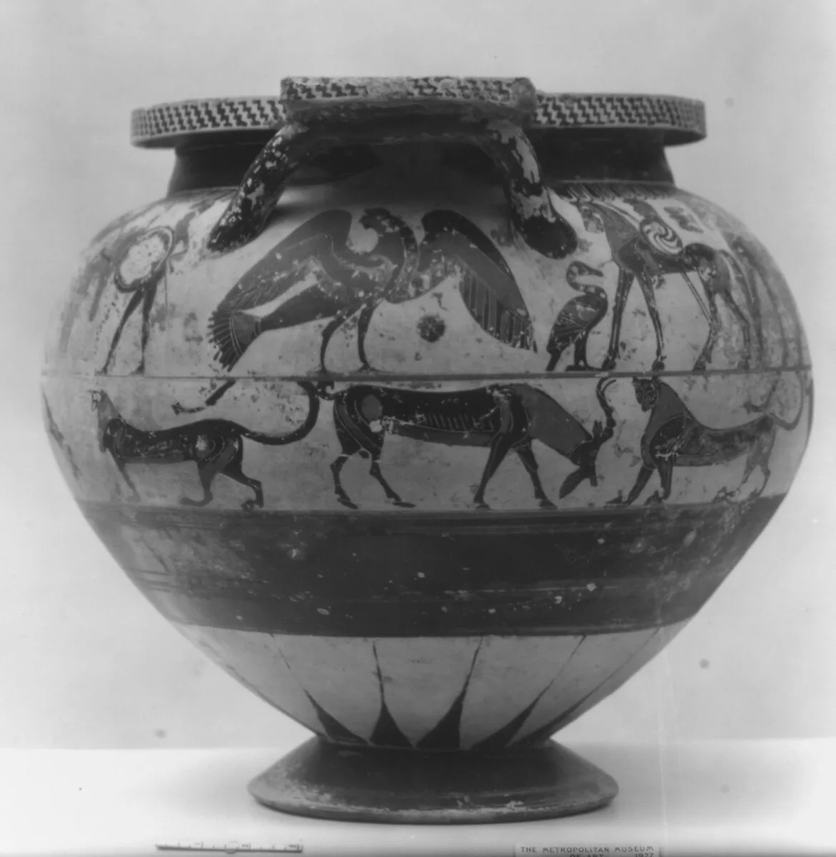 Terracotta column-krater (bowl for mixing wine and water) — Detroit Painter