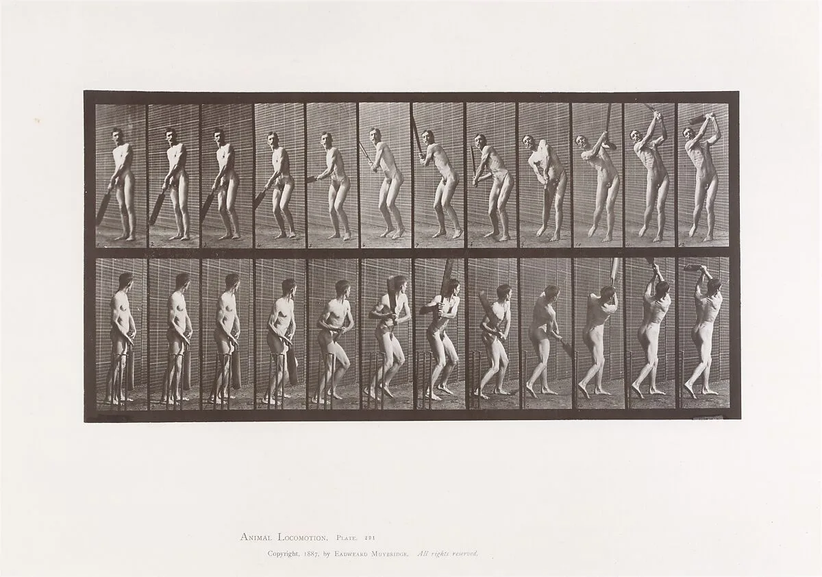 Animal Locomotion. An Electro-Photographic Investigation of Consecutive Phases of Animal Movements. Commenced 1872 - Completed 1885. Volume II, Men (Nude) — Eadweard Muybridge