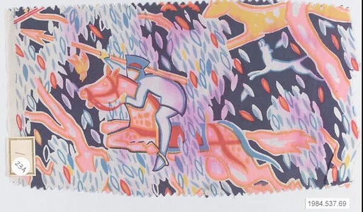 Textile sample, from the ¦Franko Prints¦ series