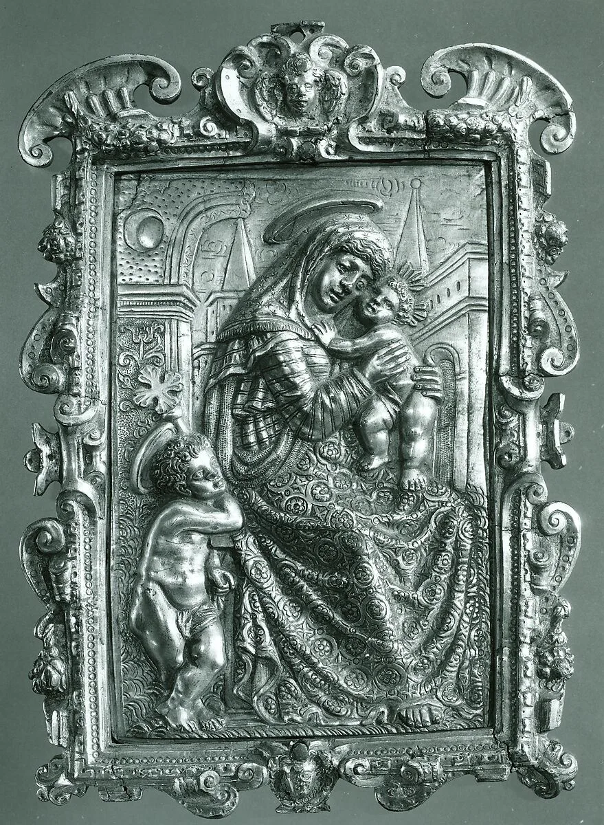 Pax with the Virgin and Child and Young St. John — Unknown