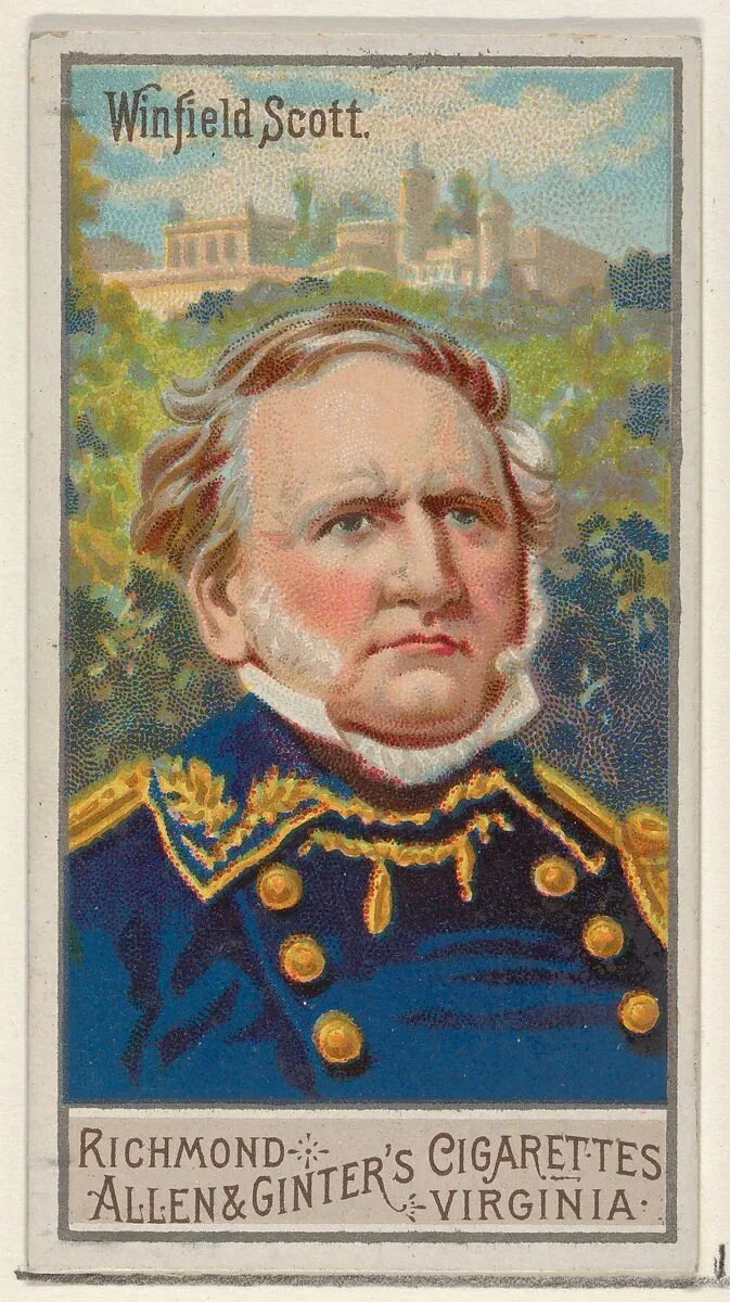 Winfield Scott, from the Great Generals series (N15) for Allen & Ginter Cigarettes Brands — Allen & Ginter|George S. Harris & Sons
