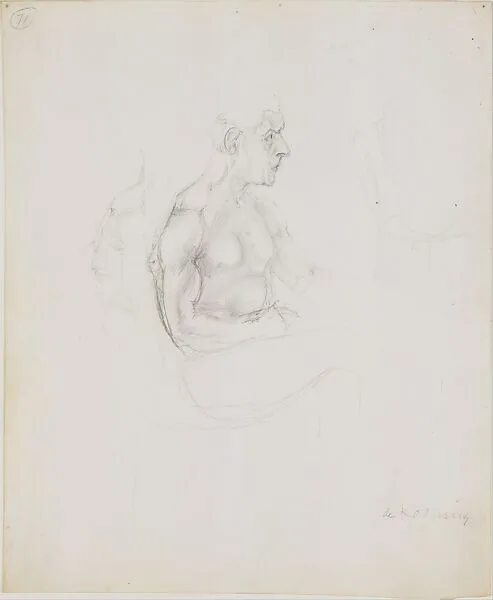 Study for Seated Man (Self-Portrait) — Willem de Kooning