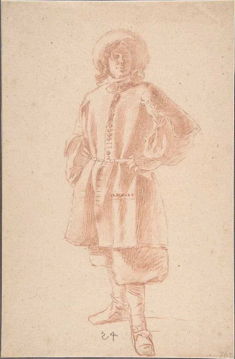 Study of a Standing Youth — Moses ter Borch