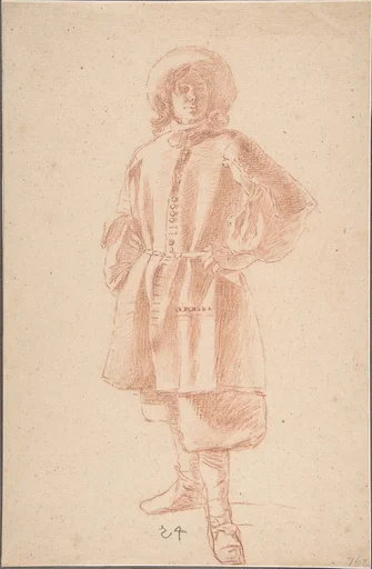 Study of a Standing Youth