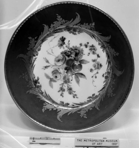 Saucer (one of nine) (part of a service)
