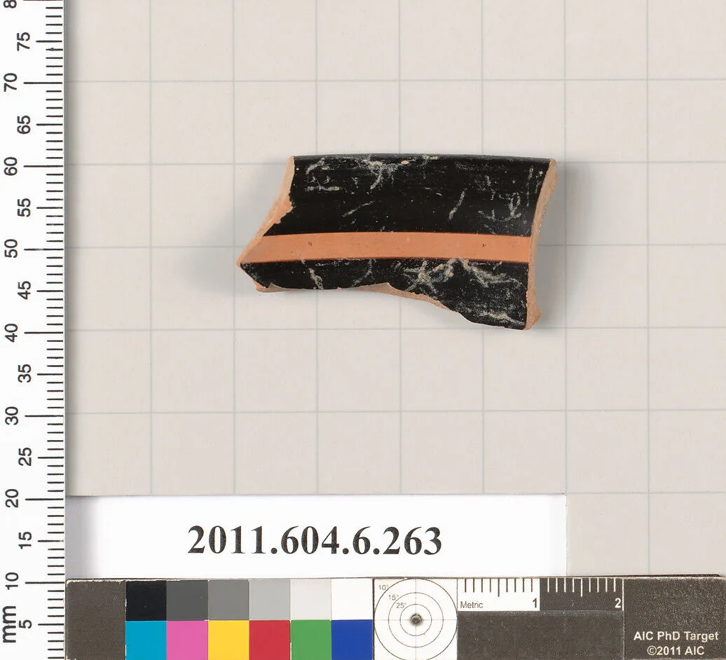 Terracotta rim fragment of an open shape — Unknown