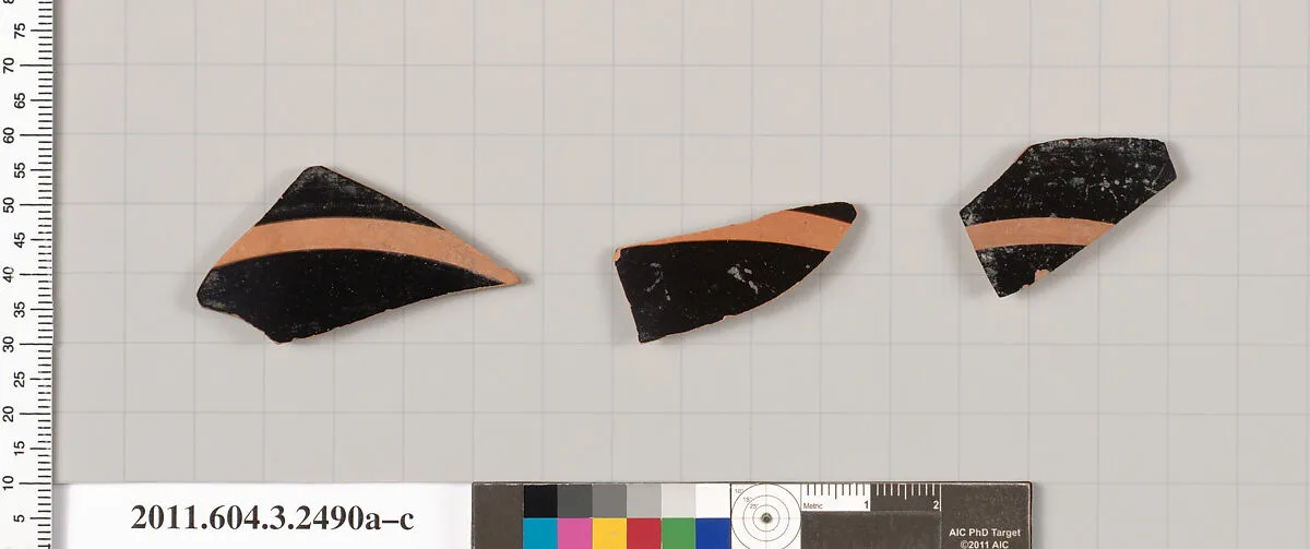 Terracotta fragments of kylikes (drinking cups) — Unknown