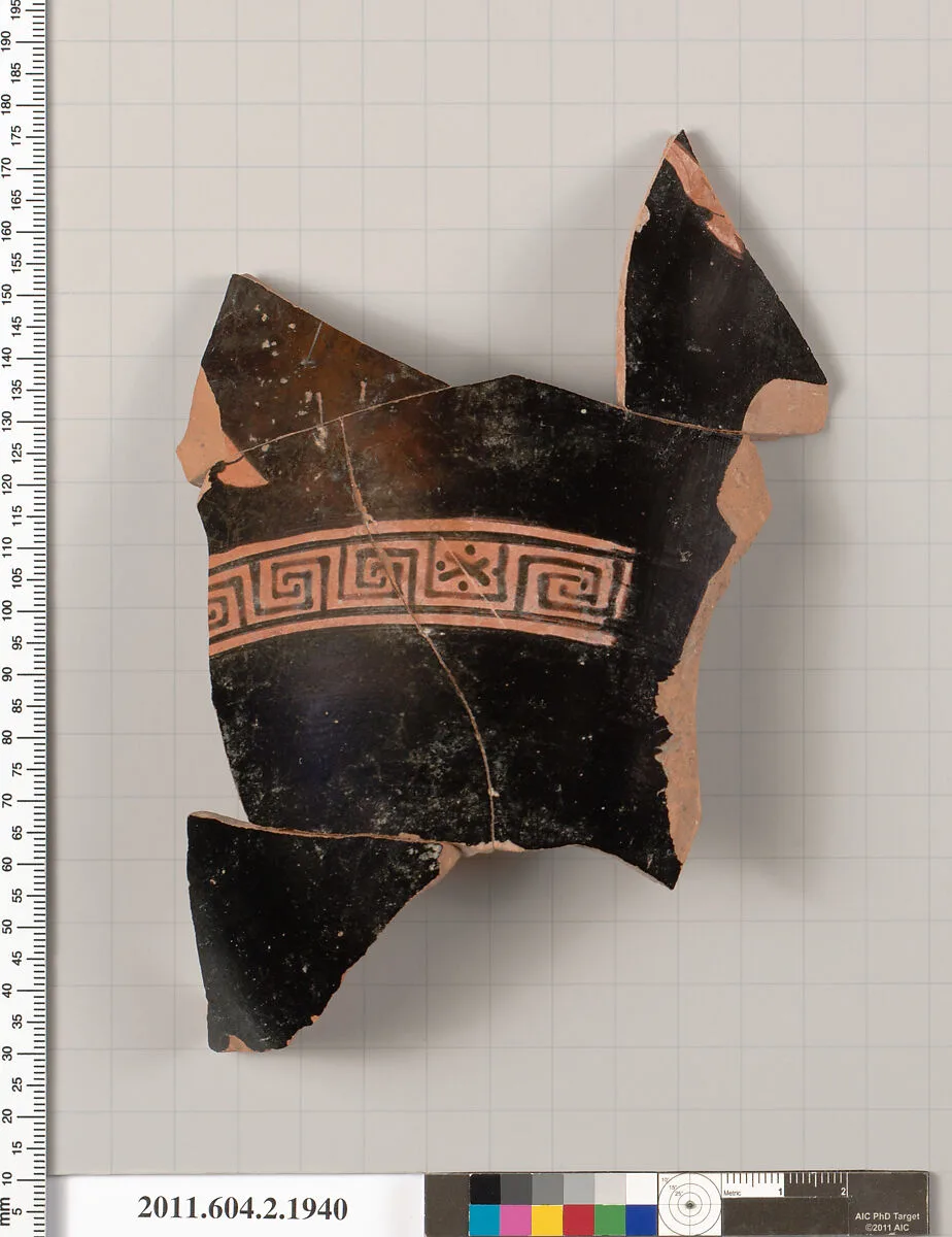 Terracotta fragment of a Nolan neck-amphora (jar) — Unknown