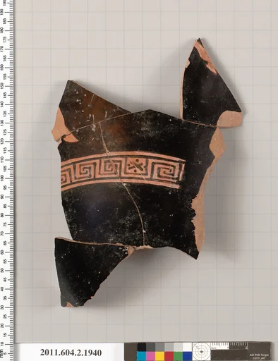 Terracotta fragment of a Nolan neck-amphora (jar)