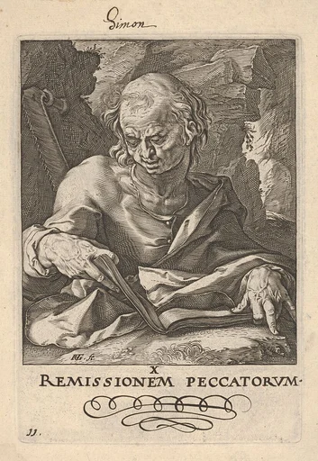 St. Simon, from Christ, the Apostles and St. Paul with the Creed