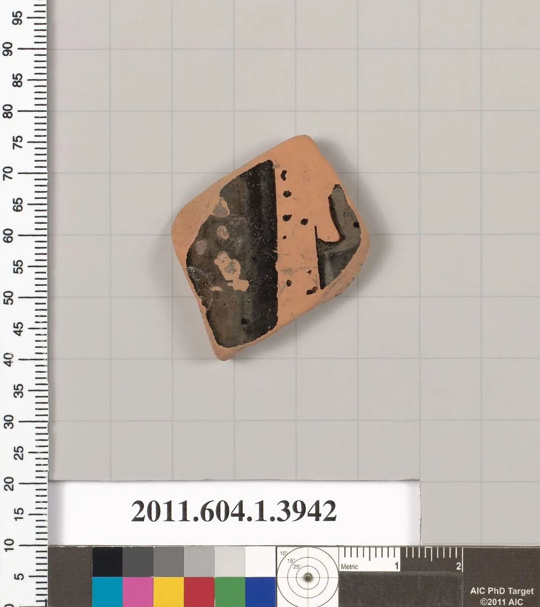 Terracotta fragment of a kylix (drinking cup) — Unknown