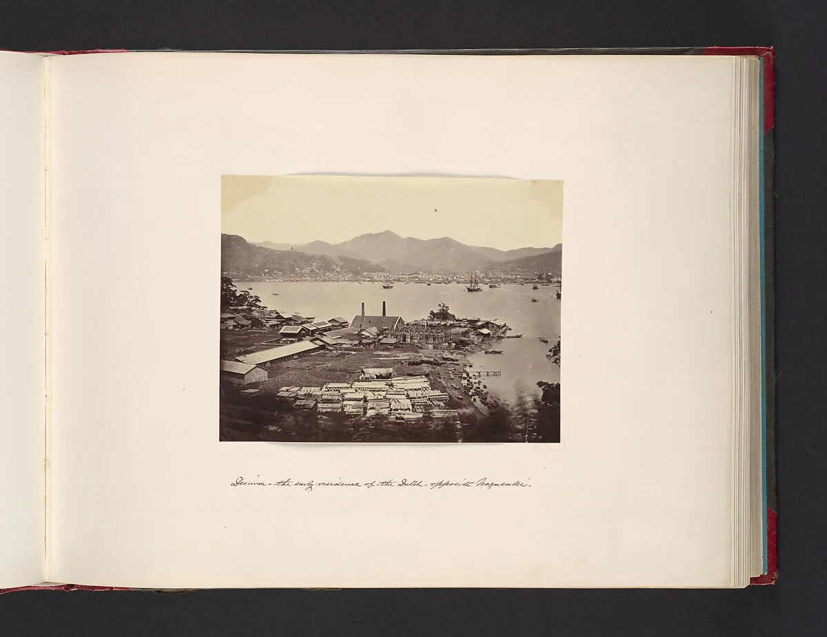 The Early Residence of the Dutch, Opposite Nagasaki — John Thomson