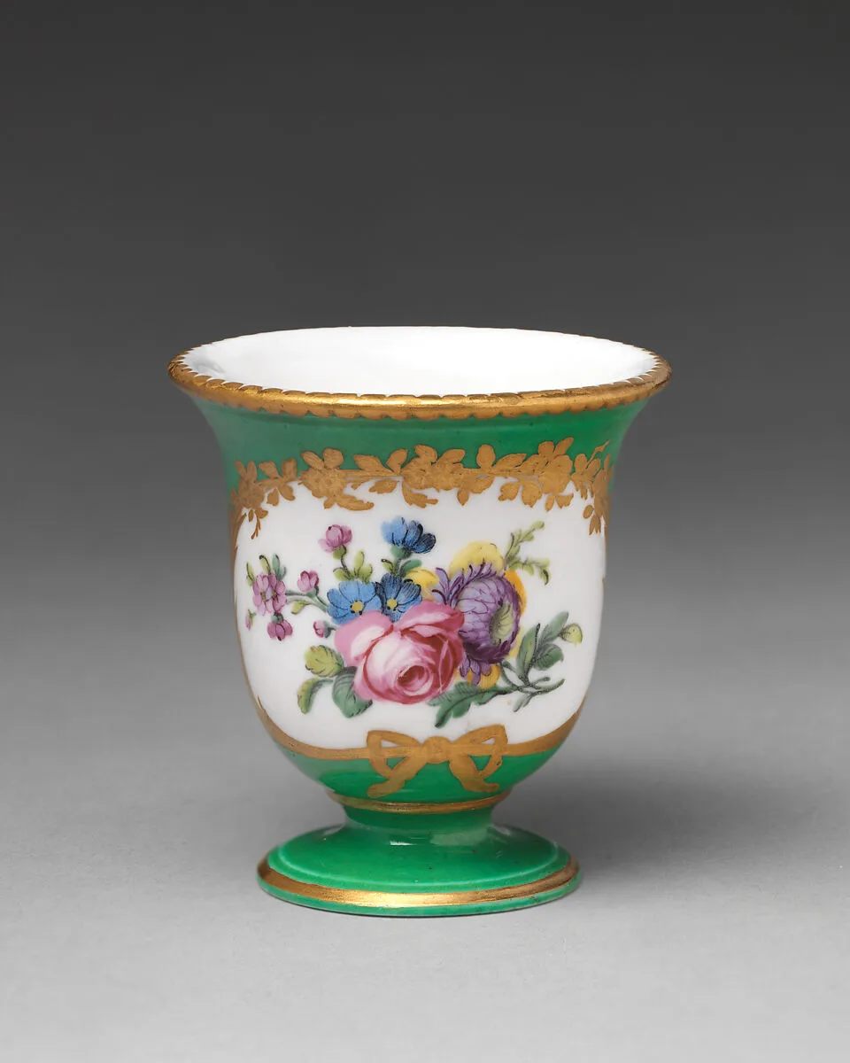 Ice cream cup (tasse à glace) (one of thirty-one) (part of a service) — Sèvres Manufactory|Charles-Nicolas Buteux|Jean Chauvaux