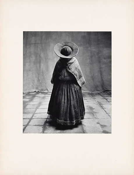 Cuzco Woman Looking Down — Irving Penn